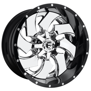 22x10 Fuel Offroad Wheels D240 Cleaver 5x114.3/5x127 -13 Offset 78.1 Centerbore Chrome