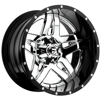 20x10 Fuel Offroad Wheels D243 Full Blown 5x127/5x135 -19 Offset 87.1 Centerbore Chrome