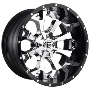 20x10 Fuel Offroad Wheels D246 Assault 8x180 -18 Offset 124.2 Centerbore Chrome