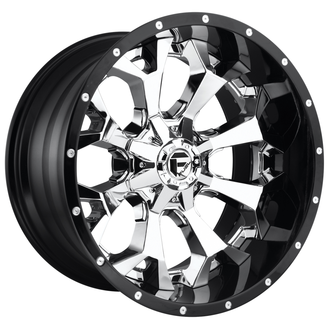 20x10 Fuel Offroad Wheels D246 Assault 8x180 -18 Offset 124.2 Centerbore Chrome