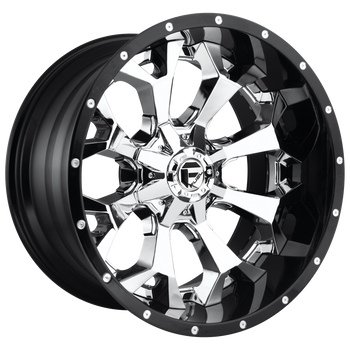 22x10 Fuel Offroad Wheels D246 Assault 8x165.1 -13 Offset 125.1 Centerbore Chrome