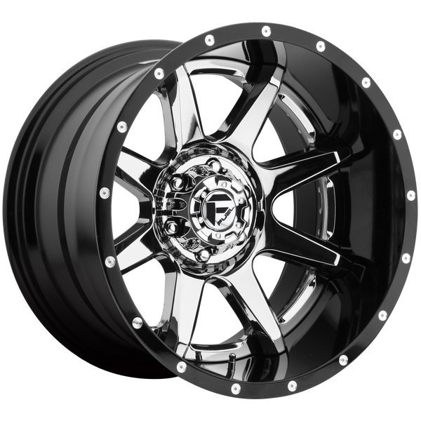 20x10 Fuel Offroad Wheels D247 Rampage 8x170 -19 Offset 125.1 Centerbore Chrome