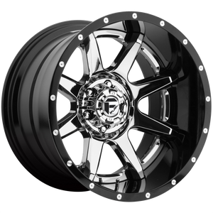 22x12 Fuel Offroad Wheels D247 Rampage 6x139.7 -44 Offset 108 Centerbore Chrome