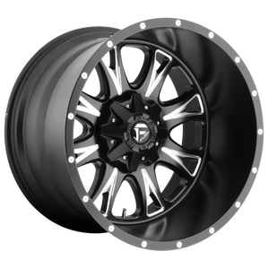 17x9 Fuel Offroad Wheels D513 Throttle 8x165.1 1 Offset 125.1 Centerbore Matte Black