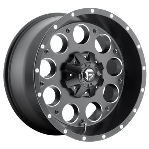 16x8 Fuel Offroad Wheels D525 Revolver 6x139.7 1 Offset 108 Centerbore Matte Black