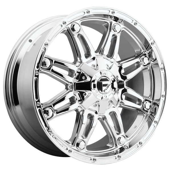 20x10 Fuel Offroad Wheels D530 Hostage 5x139.7/5x150 -18 Offset 110.1 Centerbore Chrome