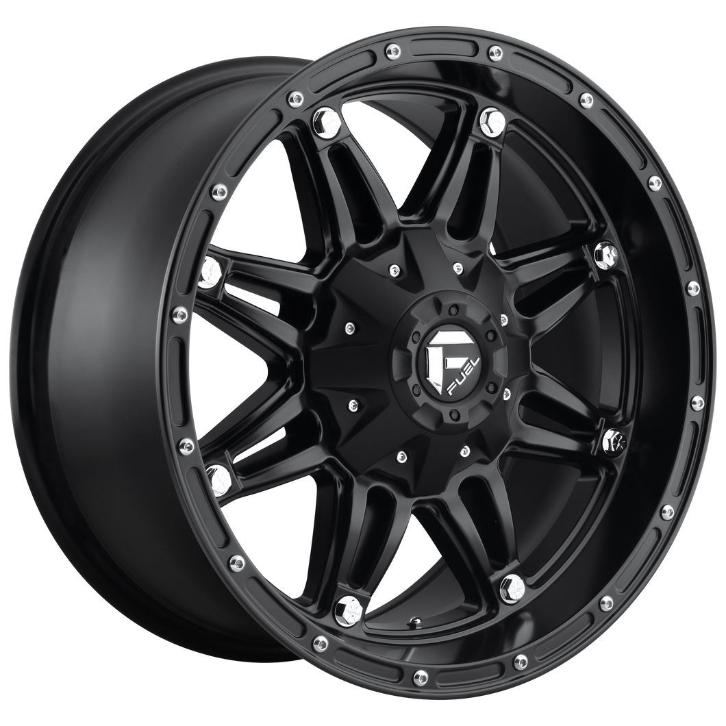 18x12 Fuel Offroad Wheels D531 Hostage 8x170 -44 Offset 125.1 Centerbore Matte Black