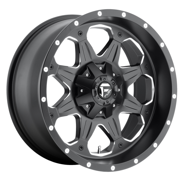 16x8 Fuel Offroad Wheels D534 Boost 6x139.7 20 Offset 108 Centerbore Matte Black