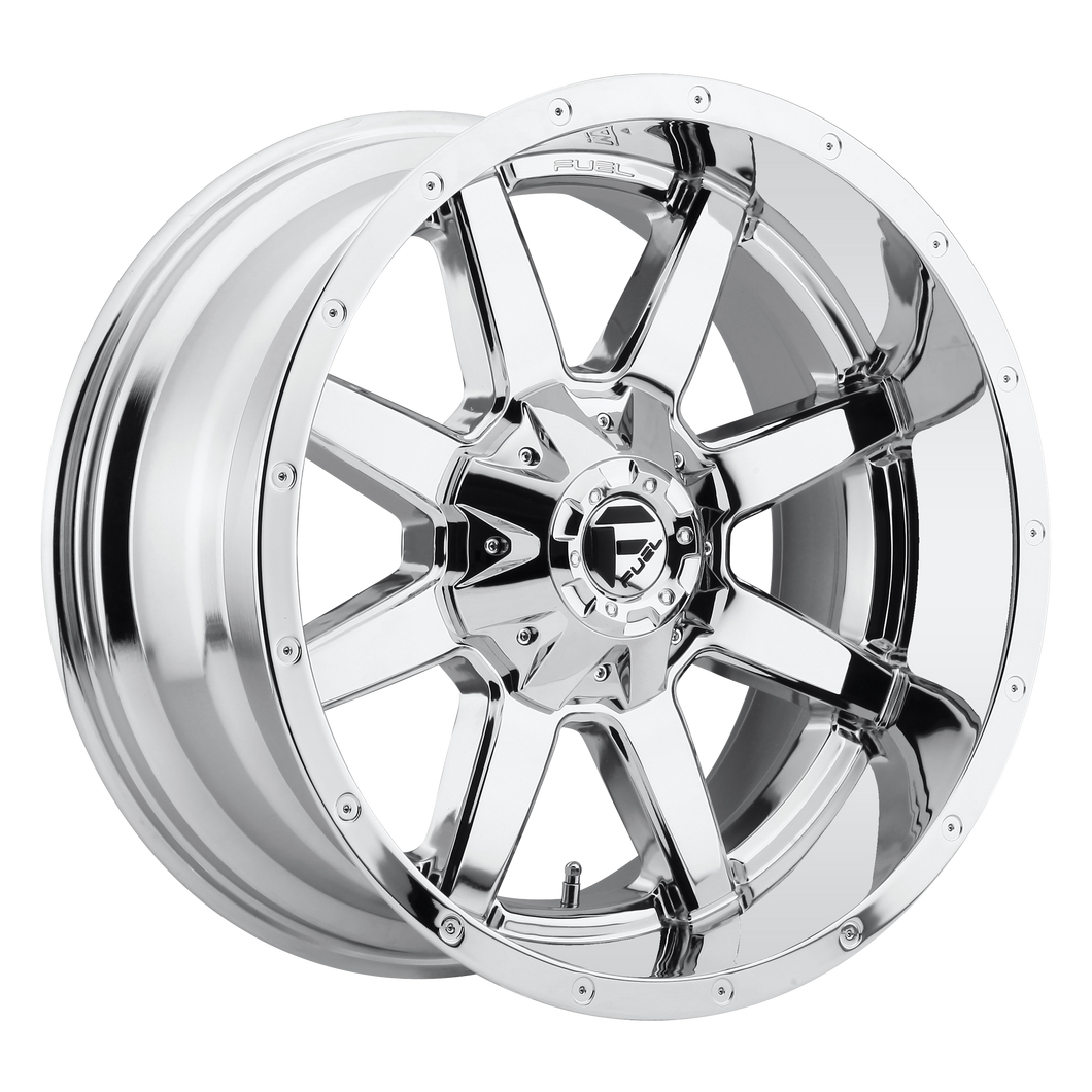 17x6.5 Fuel Offroad Wheels D536 Maverick 8x165.1 116 Offset 125.1 Centerbore Chrome