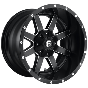 17x6.5 Fuel Offroad Wheels D538 Maverick 8x210 -178 Offset 154.3 Centerbore Matte Black