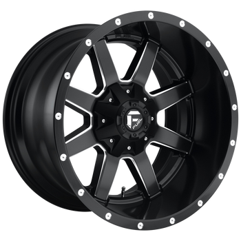 22x14 Fuel Offroad Wheels D538 Maverick 8x170 -76 Offset 125.1 Centerbore Matte Black