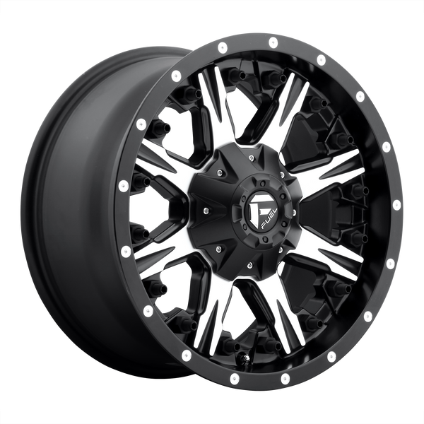 18x9 Fuel Offroad Wheels D541 Nutz 6x135/6x139.7 20 Offset 106.1 Centerbore Matte Black