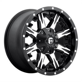 18x9 Fuel Offroad Wheels D541 Nutz 6x135/6x139.7 20 Offset 106.1 Centerbore Matte Black