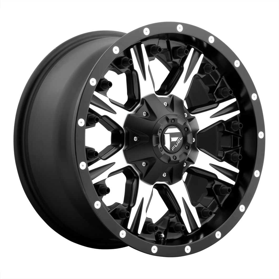 20x9 Fuel Offroad Wheels D541 Nutz 8x165.1 1 Offset 125.1 Centerbore Matte Black