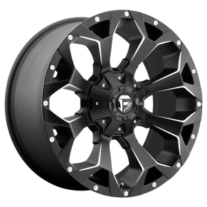 18x9 Fuel Offroad Wheels D546 Assault 8x165.1 1 Offset 125.1 Centerbore Matte Black