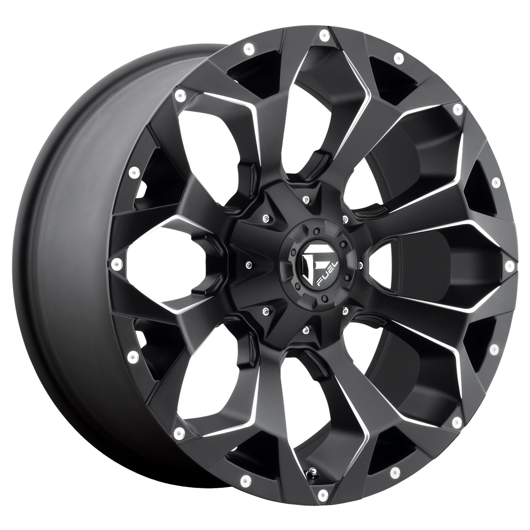 18x9 Fuel Offroad Wheels D546 Assault 8x165.1 1 Offset 125.1 Centerbore Matte Black