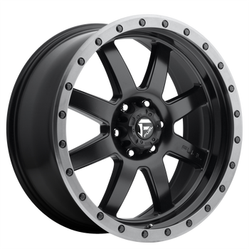 18x9 Fuel Offroad Wheels D551 Trophy 6x139.7 1 Offset 108 Centerbore Matte Black