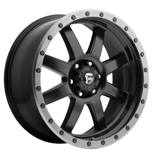 17x8.5 Fuel Offroad Wheels D551 Trophy 5x127 -6 Offset 78.1 Centerbore Matte Black