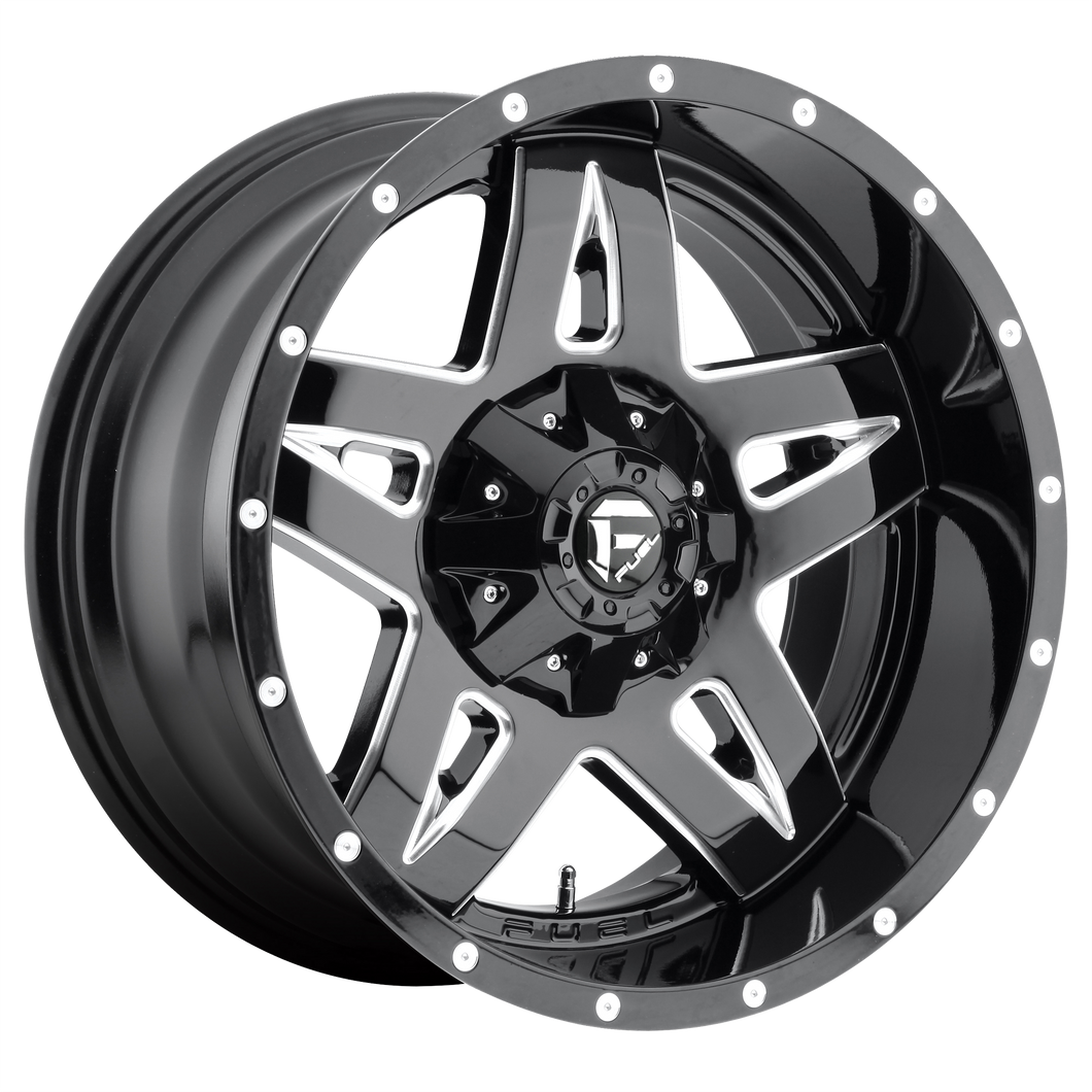 20x9 Fuel Offroad Wheels D554 Full Blown 6x135/6x139.7 1 Offset 106.1 Centerbore Matte Black