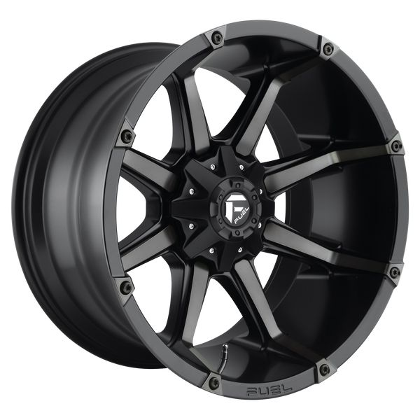 18x9 Fuel Offroad Wheels D556 Coupler 8x180 20 Offset 124.2 Centerbore Matte Black