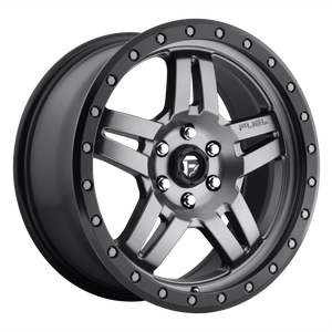 17x8.5 Fuel Offroad Wheels D558 Anza 6x139.7 6 Offset 108 Centerbore Matte Black