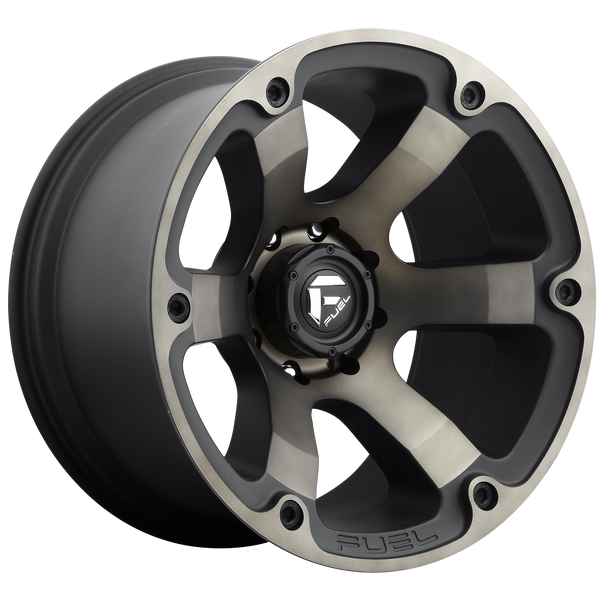 20x12 Fuel Offroad Wheels D564 Beast 8x165.1 -44 Offset 125.1 Centerbore Matte Black