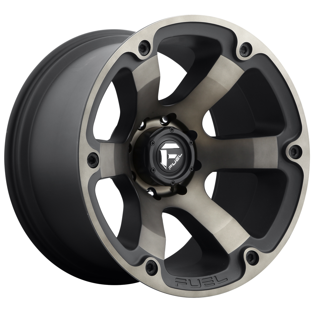 20x10 Fuel Offroad Wheels D564 Beast 6x139.7 -18 Offset 108 Centerbore Matte Black