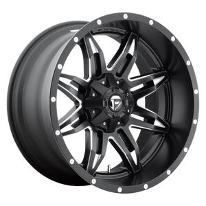 20x9 Fuel Offroad Wheels D567 Lethal 8x165.1 20 Offset 125.1 Centerbore Matte Black