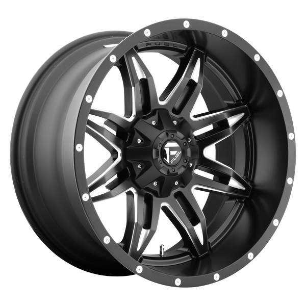 20x9 Fuel Offroad Wheels D567 Lethal 8x165.1 20 Offset 125.1 Centerbore Matte Black