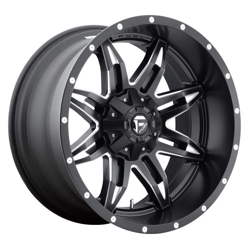 20x9 Fuel Offroad Wheels D567 Lethal 8x165.1 20 Offset 125.1 Centerbore Matte Black