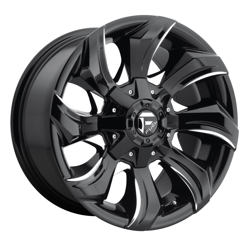 20x9 Fuel Offroad Wheels D571 Strykr 6x135/6x139.7 1 Offset 106.1 Centerbore Gloss Black