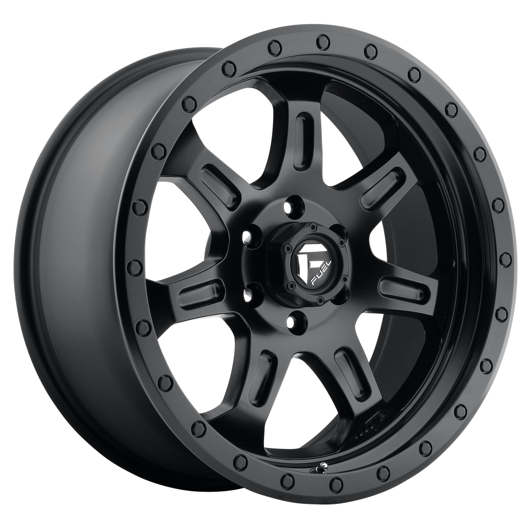 17x8.5 Fuel Offroad Wheels D572 Jm2 6x139.7 -6 Offset 108 Centerbore Matte Black