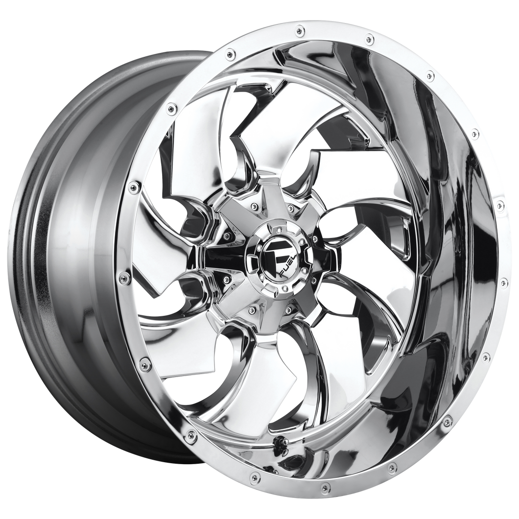 22x12 Fuel Offroad Wheels D573 Cleaver 8x165.1 -44 Offset 125.1 Centerbore Chrome