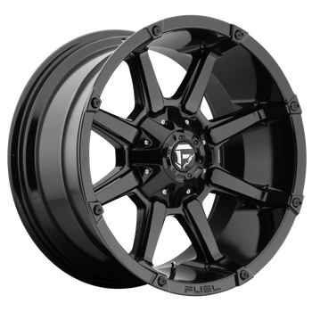 18x9 Fuel Offroad Wheels D575 Coupler 6x135/6x139.7 19 Offset 106.1 Centerbore Gloss Black