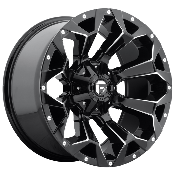 17x9 Fuel Offroad Wheels D576 Assault 6x135/6x139.7 1 Offset 106.1 Centerbore Gloss Black