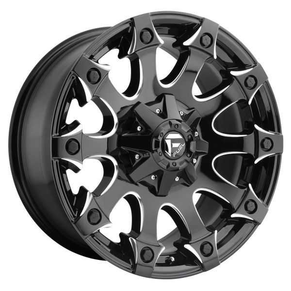 20x10 Fuel Offroad Wheels D578 Battle Axe 8x170 -18 Offset 125.1 Centerbore Gloss Black