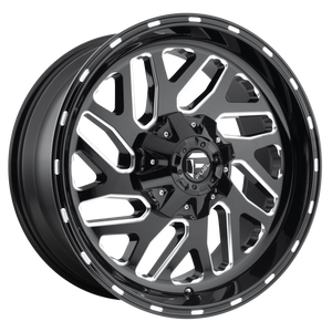 24x12 Fuel Offroad Wheels D581 Triton 5x127/5x139.7 -44 Offset 87.1 Centerbore Gloss Black