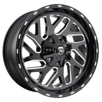 24x12 Fuel Offroad Wheels D581 Triton 5x127/5x139.7 -44 Offset 87.1 Centerbore Gloss Black