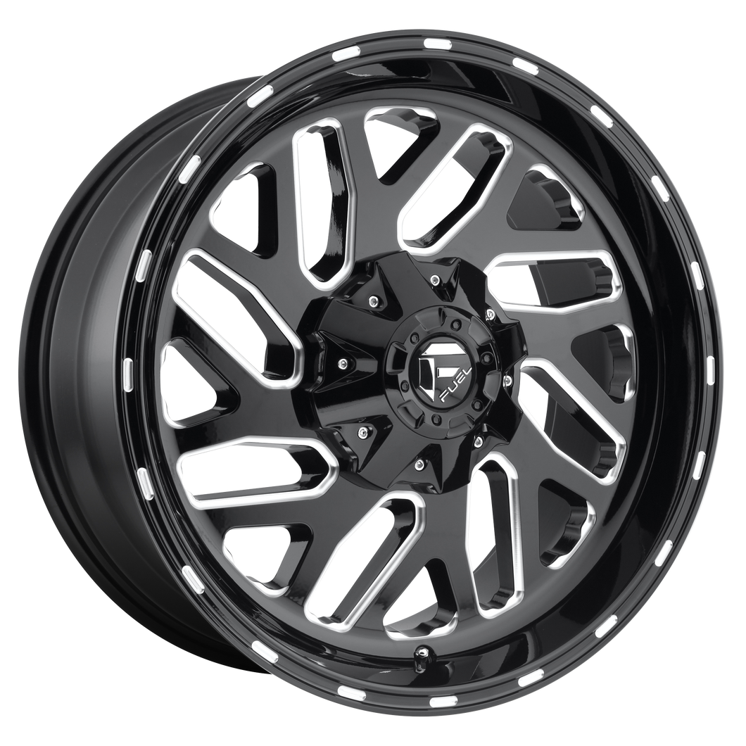 24x12 Fuel Offroad Wheels D581 Triton 5x127/5x139.7 -44 Offset 87.1 Centerbore Gloss Black