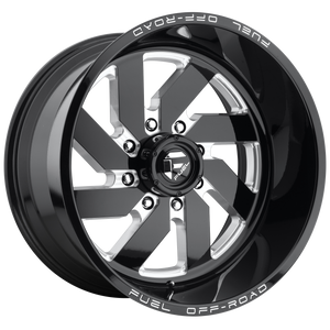 20x10 Fuel Offroad Wheels D582 Turbo 8x180 -18 Offset 124.2 Centerbore Gloss Black