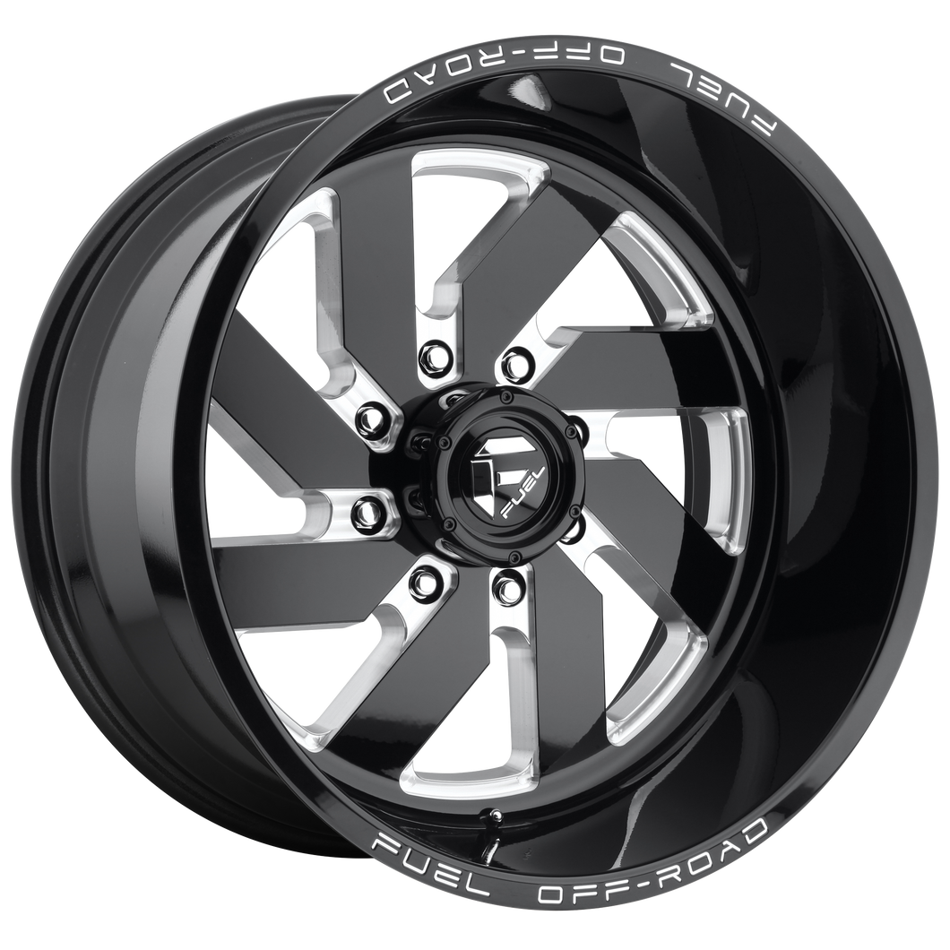 20x10 Fuel Offroad Wheels D582 Turbo 8x180 -18 Offset 124.2 Centerbore Gloss Black