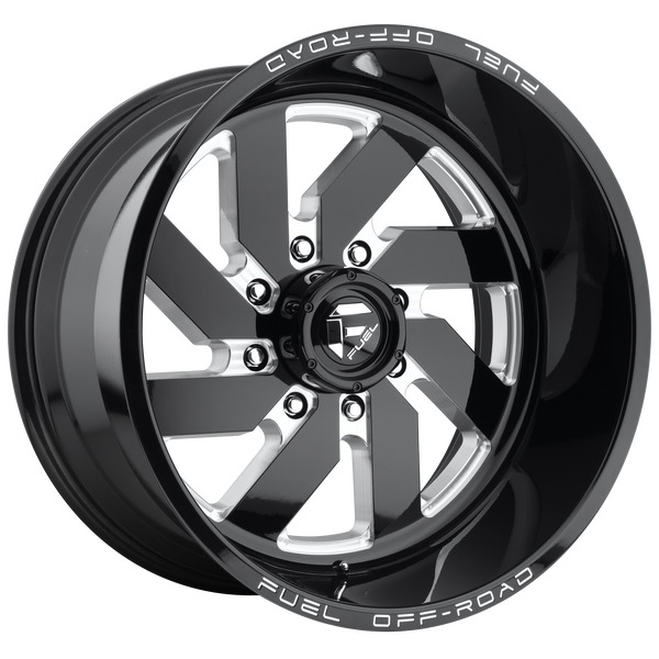 18x9 Fuel Offroad Wheels D582 Turbo 8x180 1 Offset 124.2 Centerbore Gloss Black