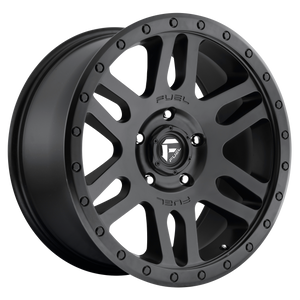 18x9 Fuel Offroad Wheels D584 Recoil 6x139.7 20 Offset 108 Centerbore Matte Black