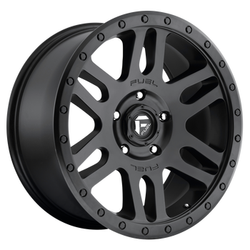 17x8.5 Fuel Offroad Wheels D584 Recoil 5x127 -6 Offset 78.1 Centerbore Matte Black