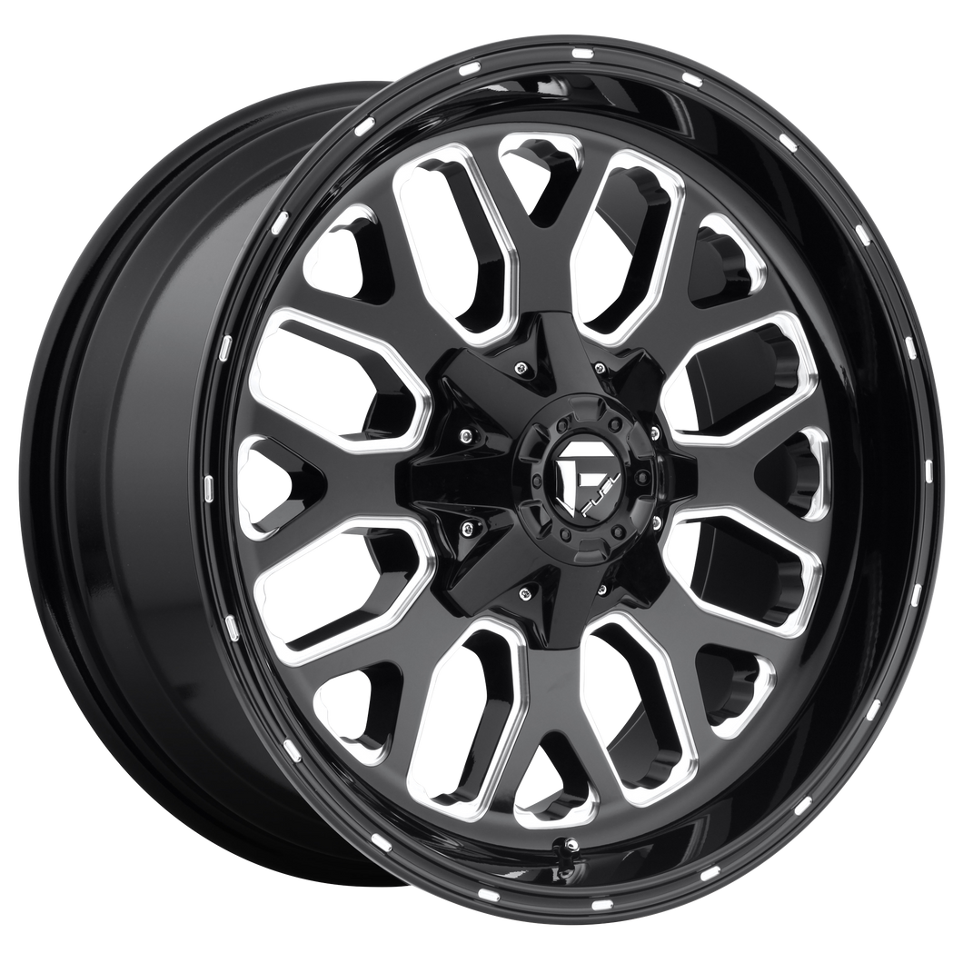 20x9 Fuel Offroad Wheels D588 Titan 6x120 7 Offset 67.06 Centerbore Gloss Black