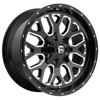 20x10 Fuel Offroad Wheels D588 Titan 6x135/6x139.7 -18 Offset 106.1 Centerbore Gloss Black