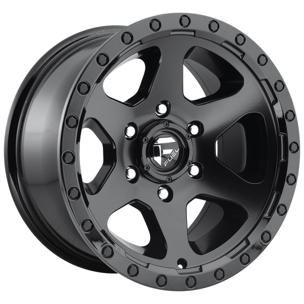 17x9 Fuel Offroad Wheels D589 Ripper 6x139.7 -12 Offset 108 Centerbore Matte Black