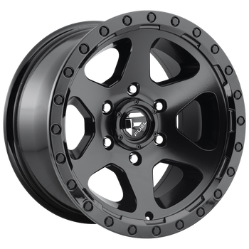 18x9 Fuel Offroad Wheels D589 Ripper 6x139.7 1 Offset 108 Centerbore Matte Black