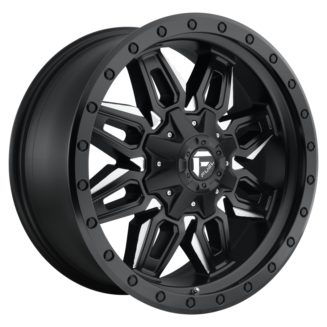 18x9 Fuel Offroad Wheels D591 Neutron 6x135/6x139.7 20 Offset 106.1 Centerbore Matte Black