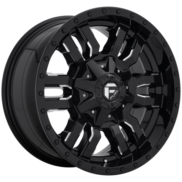 17x9 Fuel Offroad Wheels D595 Sledge 5x114.3/5x127 1 Offset 78.1 Centerbore Gloss Black